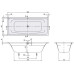 Ванна акриловая Villeroy&Boch 180x80 Avento UBA180AVN2V-01