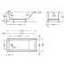 Ванна акриловая ROCA 170x75 EASY ZRU9302899